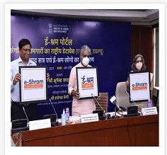 e shram card registration online